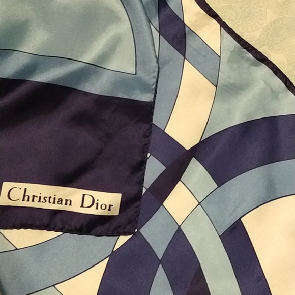 Original Christian Dior scarf geometric modern - Picture 12 of 15